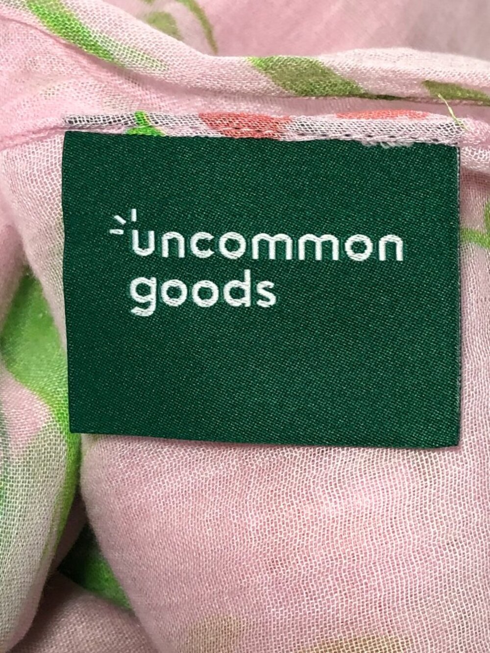 New Scarf Pink Uncommon Goods Cotton Modal Flower Feminine 70 x 27.5